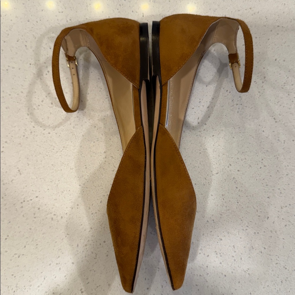 Jimmy Choo Pointed Toe D’Orsay Work Flats - Picture 5 of 7